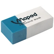 Korektory - Maped GUMKA DUO DWUSTRONNA BIAŁO-NIEBIESKA 511710 - miniaturka - grafika 1