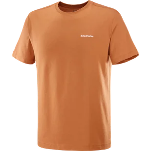 KOSZULKA MĘSKA SALOMON LOGO TEE M C25265 - Koszulki sportowe męskie - miniaturka - grafika 1