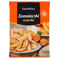Frytki - Carrefour Ziemniaczki ćwiartki 750 g - miniaturka - grafika 1
