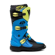 Buty motocyklowe - Buty Sidi Flame Dziecięce Jasnoniebieski/Limonkowy36 - miniaturka - grafika 1