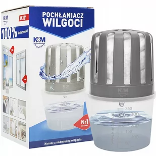 Osuszacz powietrza Pochłaniacz wilgoci K&M z 1 wkładem 280g mocny - Domowe osuszacze powietrza - miniaturka - grafika 1