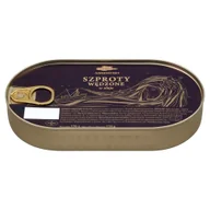 Konserwy i dania rybne - BAŁTYCKIE SZPROTY WĘDZONE W OLEJU 170G AMBERFISH - miniaturka - grafika 1