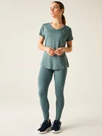 Koszulki sportowe damskie - Dare 2b Koszulka sportowa "Vigilant Tee" w kolorze zielonym - miniaturka - grafika 1
