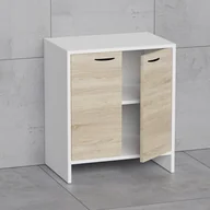 Szafki łazienkowe - Szafka łazienkowa komoda dąb sonoma - miniaturka - grafika 1