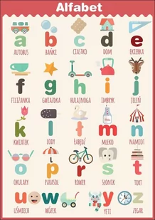 Plakat, Alfabet, 70x100 cm - Plakaty - miniaturka - grafika 1