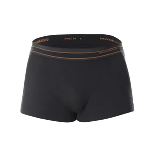 Męskie bokserki Brubeck ACTIVE WOOL BX10870 grafit - L - Bielizna sportowa męska - miniaturka - grafika 1