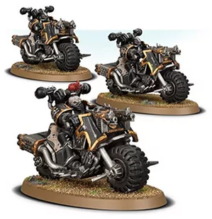 Games Workshop Chaos Space Marines Bikers (43-08) 99120102091 - Akcesoria do gier planszowych - miniaturka - grafika 1