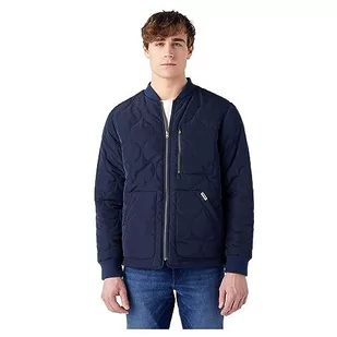 Wrangler Kurtka męska z podszewką, grantowy, S - Kurtki męskie - miniaturka - grafika 1
