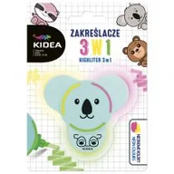 Przybory szkolne - Zakreślacze z figurką 3w1 KIDEA - miniaturka - grafika 1