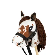 Księgarnia OUTLET - Hobby Horse Skippi A5 - w plamy - brązowe plamki - koń na kiju - kantar - miniaturka - grafika 1