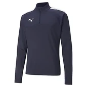 Bluzy męskie - PUMA PUMA Bluza męska Teamliga 14 Zip Top Peacoat-Puma White l 657236 - miniaturka - grafika 1
