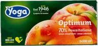 Soki i napoje niegazowane - Sok brzoskwiniowy Optimum 3x200ml - Yoga - miniaturka - grafika 1
