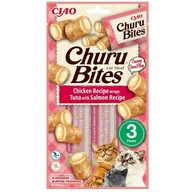 Mokra karma dla kotów - Inaba Ciao Ciao Cat Churu Bites Chicken Recipe Wraps Tuńczyk i łosoś 30g Inaba Ciao | - miniaturka - grafika 1
