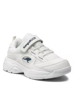Buty dla dziewczynek - KangaROOS Sneakersy Kc-Chunky Ev 18469 000 0000 D Biały - grafika 1