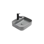 Umywalki - Mexen Sofia umywalka nablatowa 50 x 40 cm, szara jasna mat - 22155061 - miniaturka - grafika 1