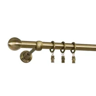 Karnisze - Karnisz pojedynczy 19 mm Ballo 200 cm stare złoto Bojanek - miniaturka - grafika 1