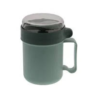 Lunch boxy - Kubek z uchwytem Fresh Cosmo 0,5 l zielony - miniaturka - grafika 1