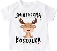 Koszulki dla dziewczynek - Koszulka świąteczna dla dziecka - miniaturka - grafika 1