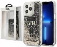 Etui i futerały do telefonów - Karl Lagerfeld KLHCP13LLGGKBK iPhone 13 Pro/ 13 6,1"czarny/black hardcase Liquid Glitter Gatsby hurtel-95217-0 - miniaturka - grafika 1