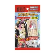 Gumy do żucia, lizaki, dropsy - Ensky One Piece Red Gum Sticker 8g - miniaturka - grafika 1