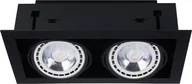Oprawy, klosze i abażury - Nowodvorski Downlight ES111 lampa sufitowa 2-punktowa czarna 9570 9570n - miniaturka - grafika 1