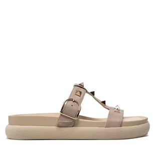 Klapki Nessi 22209 Beżowy - Klapki i japonki damskie - miniaturka - grafika 1