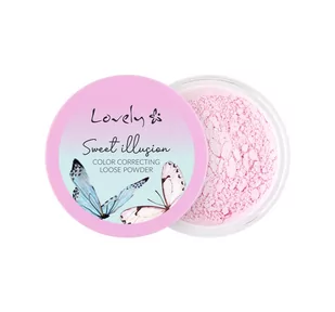 LOVELY SWEET ILLUSION KORYGUJĄCY PUDER DO TWARZY RÓŻOWY 5G - Pudry do twarzy - miniaturka - grafika 1