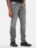 Spodnie męskie - Calvin Klein Jeans Jeansy LV04RD705G Szary Slim Fit - miniaturka - grafika 1