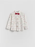 Kombinezony dla dzieci - Reserved - Świąteczna koszula - biały - miniaturka - grafika 1