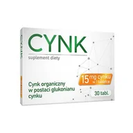 Witaminy i minerały dla sportowców - Pharma ALG Cynk [ 30tabs. ] - ALG Glukonian cynku - miniaturka - grafika 1