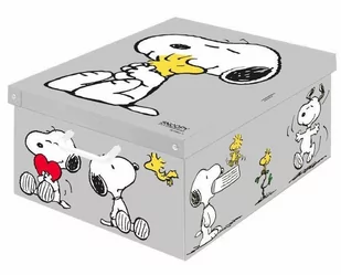 Kanguru dekoracyjne pudełko do przechowywania z uchwytami i pokrywa Collection Snoopy, wielokolorowy 660 SN - Pojemniki kuchenne - miniaturka - grafika 2