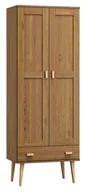 Szafy - Szafa sosnowa Venuci 2D nr2 wieszak szuflada 79 cm dąb - miniaturka - grafika 1