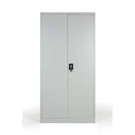 Szafy biurowe - B2B Partner Metalowa szafa, demontowana, 4 półki, 950 x 1950 x 400 mm, szara 908006 - miniaturka - grafika 1