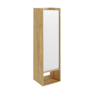 Szafa 1D Hikora Naturalna / Biel Alpejska Mobius Halmar Biel Alpejska, Hikoria Naturalna - Regały - miniaturka - grafika 1