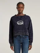 Bluzy damskie - G-Star Bluza w kolorze granatowym - miniaturka - grafika 1