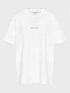 Koszulki i topy damskie - Calvin Klein Jeans Plus T-Shirt K20K205471 Biały Regular Fit - miniaturka - grafika 1