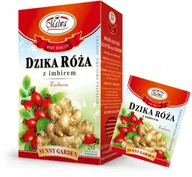 Herbata - ﻿MALWA Herbata Owocowo Ziołowa DZIKA RÓŻA IMBIR 20T - miniaturka - grafika 1