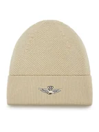Czapki męskie - Aeronautica Militare Czapka 252CU0086UL00903 Beżowy - miniaturka - grafika 1