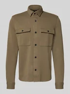 Kurtki męskie - Kurtka koszulowa z listwą z zatrzaskami - miniaturka - grafika 1