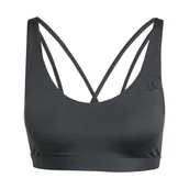 Biustonosze - adidas Damski biustonosz dla dorosłych All Me Essentials Medium Support Bra XL czarny - miniaturka - grafika 1