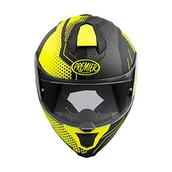 Kaski motocyklowe - PREMIER Kask Hyper BP Y 9 BM, szary/żółty, L - miniaturka - grafika 1
