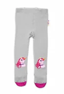 Rajstopy dziecięce - Rajstopy dziecięce Nellys Bawełna Unicorn - szare - miniaturka - grafika 1