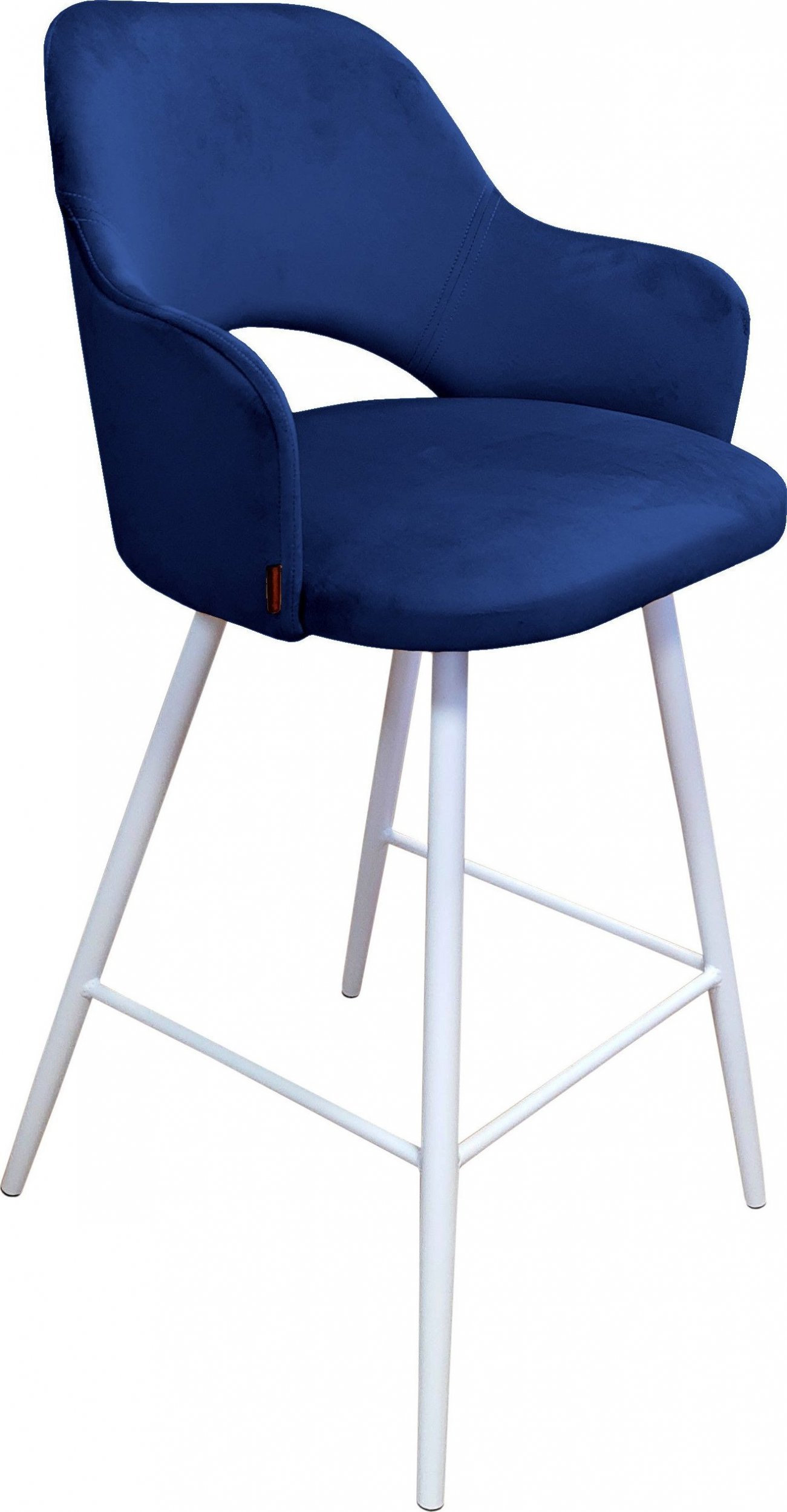 Atos Hoker krzesło barowe Milano podstawa biała MG16