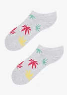 Skarpetki męskie - STOPKI MARILYN MEN CANNABIS 2 (kolor szary, rozmiar 41-45) - miniaturka - grafika 1