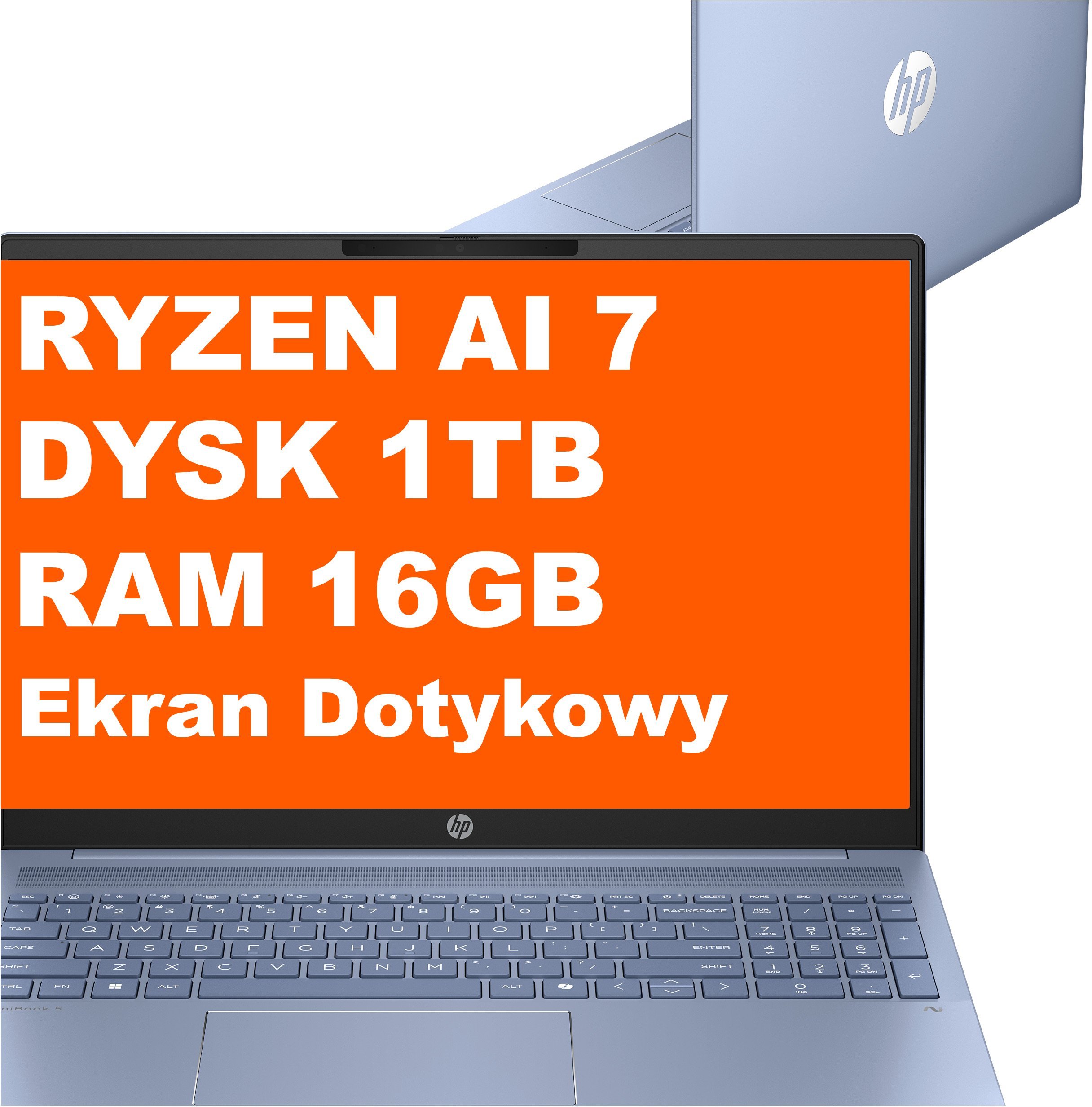 HP OmniBook 5 NGAI 16-ag1085cl / C93VYUA / Ryzen AI 7 / 16GB / 1TB / Radeon 860M / 16