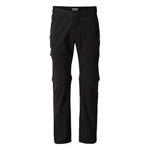 Craghoppers Męskie spodnie trekkingowe Kiwi Pro Conv Trs Czarny 34W Long - Spodenki męskie - miniaturka - grafika 1