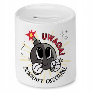 Dla Grzybiarza Skarbonka na Urodziny na Prezent z Nadrukiem ze Zdjęciem - Skarbonki - miniaturka - grafika 1