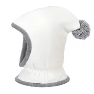 Czapki damskie - Sterntaler - Unisex czapka z pomponem i gumką, Beżowy (Ecru 908), 45 - miniaturka - grafika 1