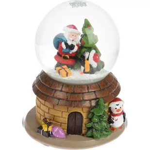 Kula śnieżna, świąteczna, LED, Ø 6,5 cm - Ozdoby bożonarodzeniowe - miniaturka - grafika 1