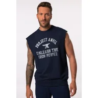 Bluzy sportowe męskie - Męska Bluza Iron Anvil fitness oversize szybkoschnąca do roz. 7 XL - miniaturka - grafika 1